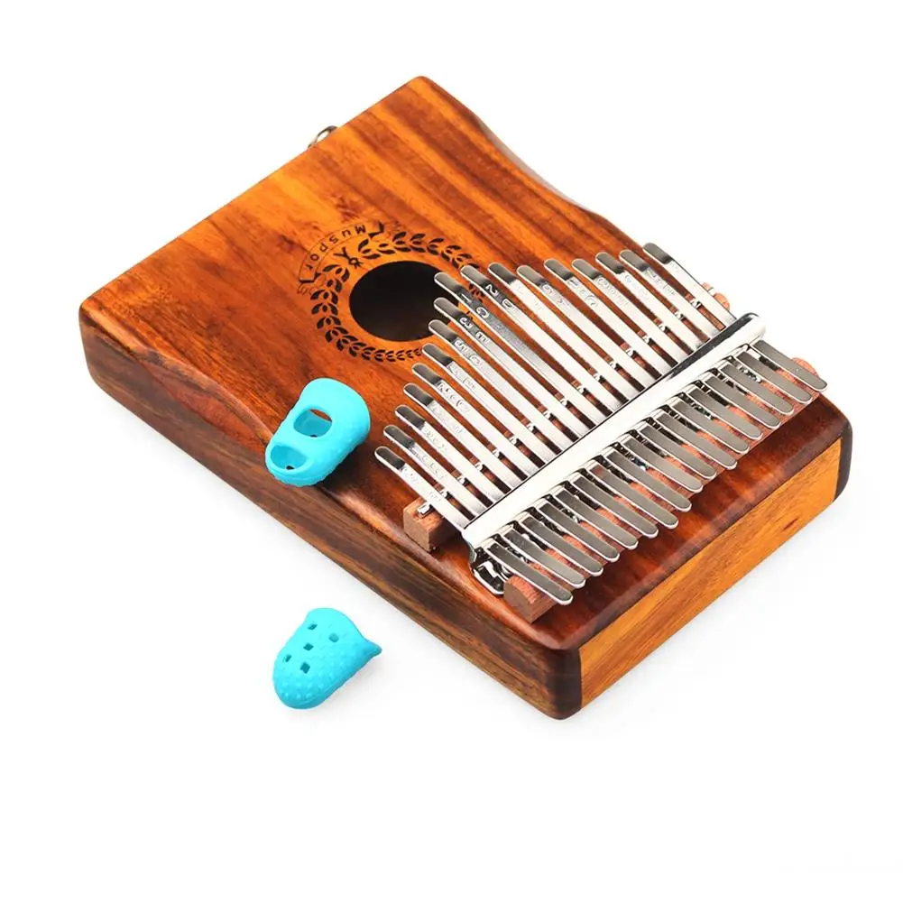 17 Keys EQ kalimba Thumb Piano Link Speaker Electric Pickup with Bag Cable