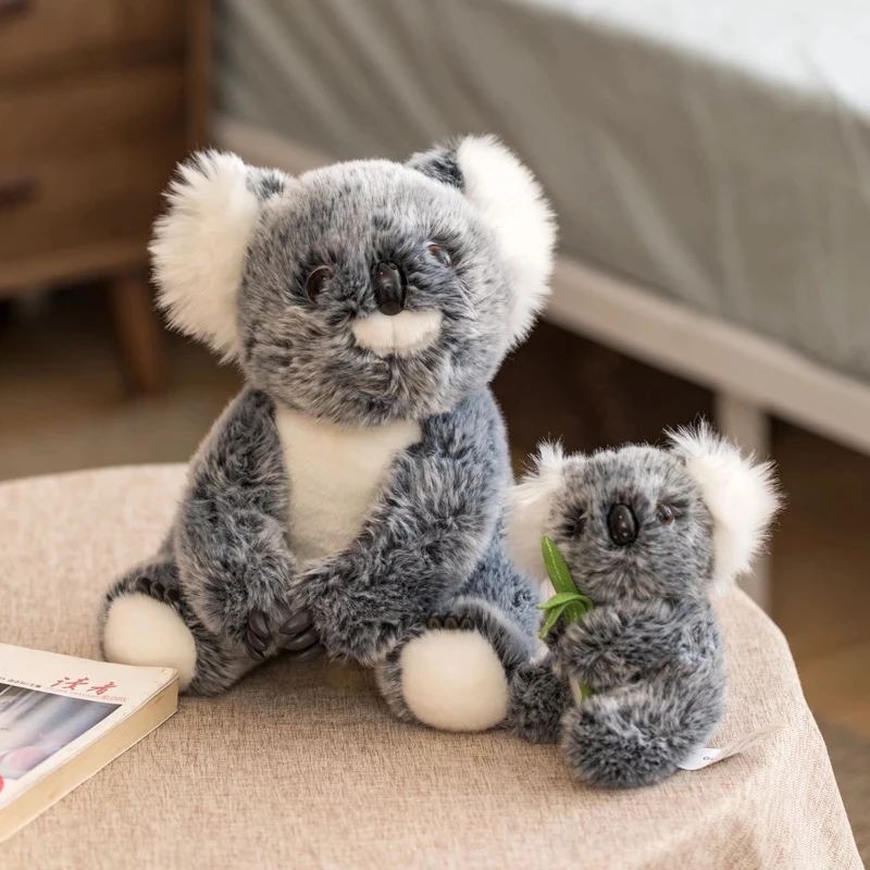 Cuộc Sống Thực Koala Sang Trọng Đồ Chơi Cho Bé Úc Gấu Koala Nhồi Bông Mềm Búp Bê Trẻ Em Quà Tặng Đáng Yêu Cho Bạn Gái Cha Mẹ-trẻ Em Đồ Chơi