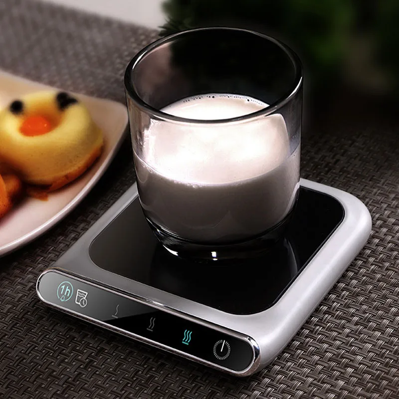 

5V Cup Heater Smart Thermostatic Hot Tea Makers 3 Gear Heating Coaster Desktop Heater for Coffee Milk Tea Warmer Pad