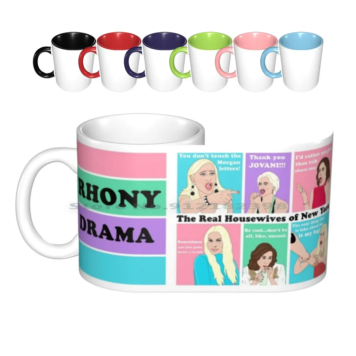 Real Housewives Ny Drama Ceramic Mugs Coffee Cups Milk Tea Mug Rhony Real Housewives Ny Real Housewives Reality Tv Rhony Drama