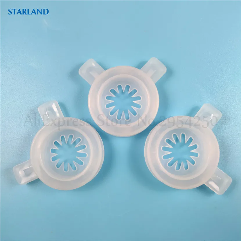 3 In 1 Set Snow-Shaped Ice Cream Modeling Lids For Soft Serve Maker Accessory Nozzle 37mm Inner Diameter