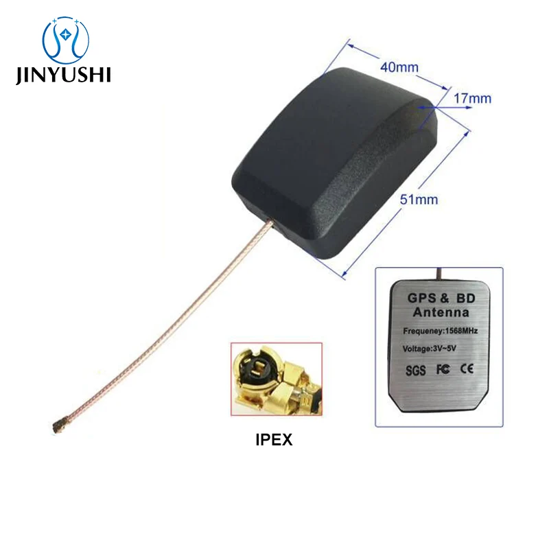 

GPS BDs Antenna External Active Mouse antenna Magnetic adsorption High gain IPEX Navigation positioning RG178 cable