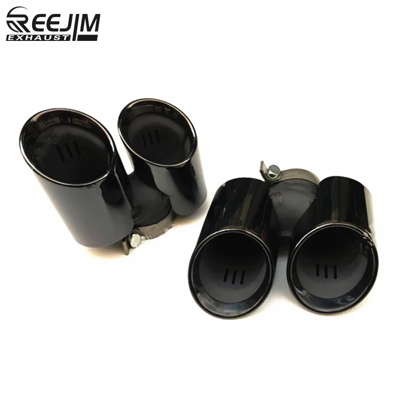 A Pair  Modified Parts Stainless Steel Muffler Tips Exhaust tips Tailpipe Fit for 2012  Porsche Carrera 911