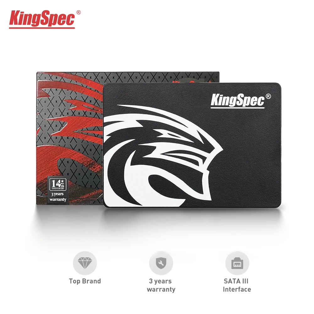 KingSpec-Disque dur interne SSD, 2.5 pouces, capacité de 120 Go, 240 Go, 512 Go, 128 Go, 256 Go, 1 To, pour ordinateur portable