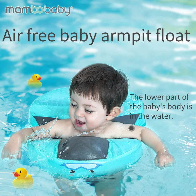 Mambo Non-Inflatable Improved Safety Baby Float Swim Trainer Solid Infant Pool Float Swim Ring Pools Water Accessories Toys