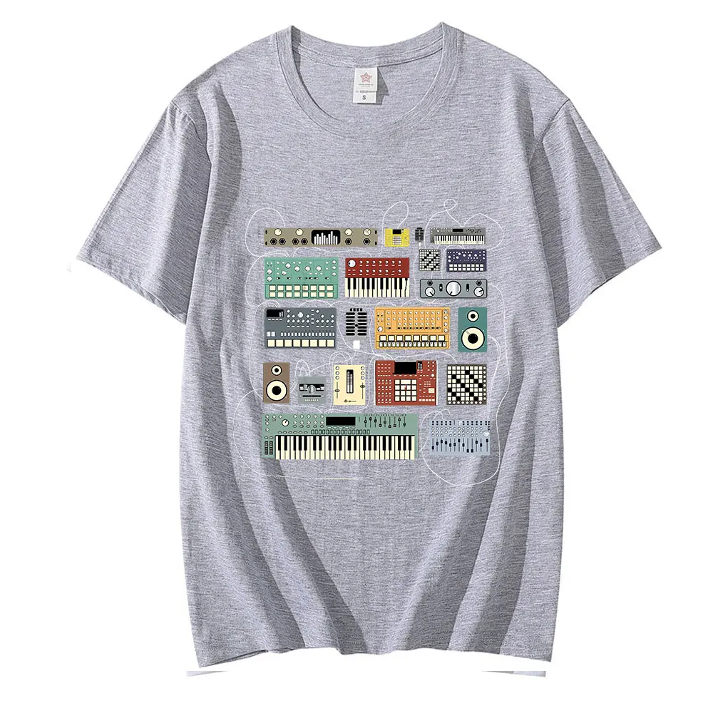 Electronic Musician Synthesizer and Drum Machine Dj Hot Sale Clown T Shirt Men/women Printed Terror Fashion T-shirts