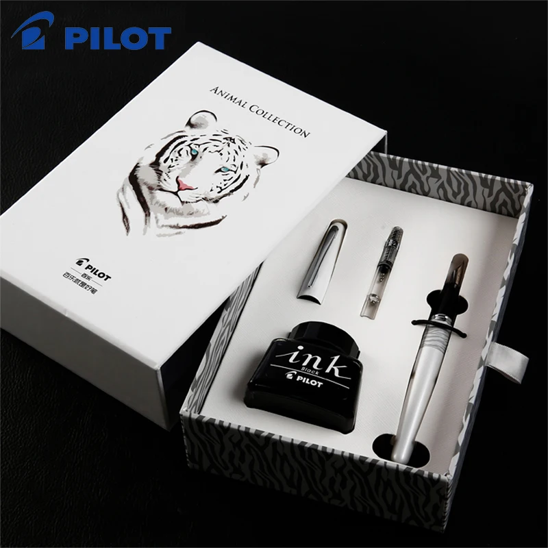 

Pilot 88G Fountain Pen Animal Plain Pattern Series Ink Gift Box FP-MR2/MR1 Set Metal Punch Pen High-end Business Gift