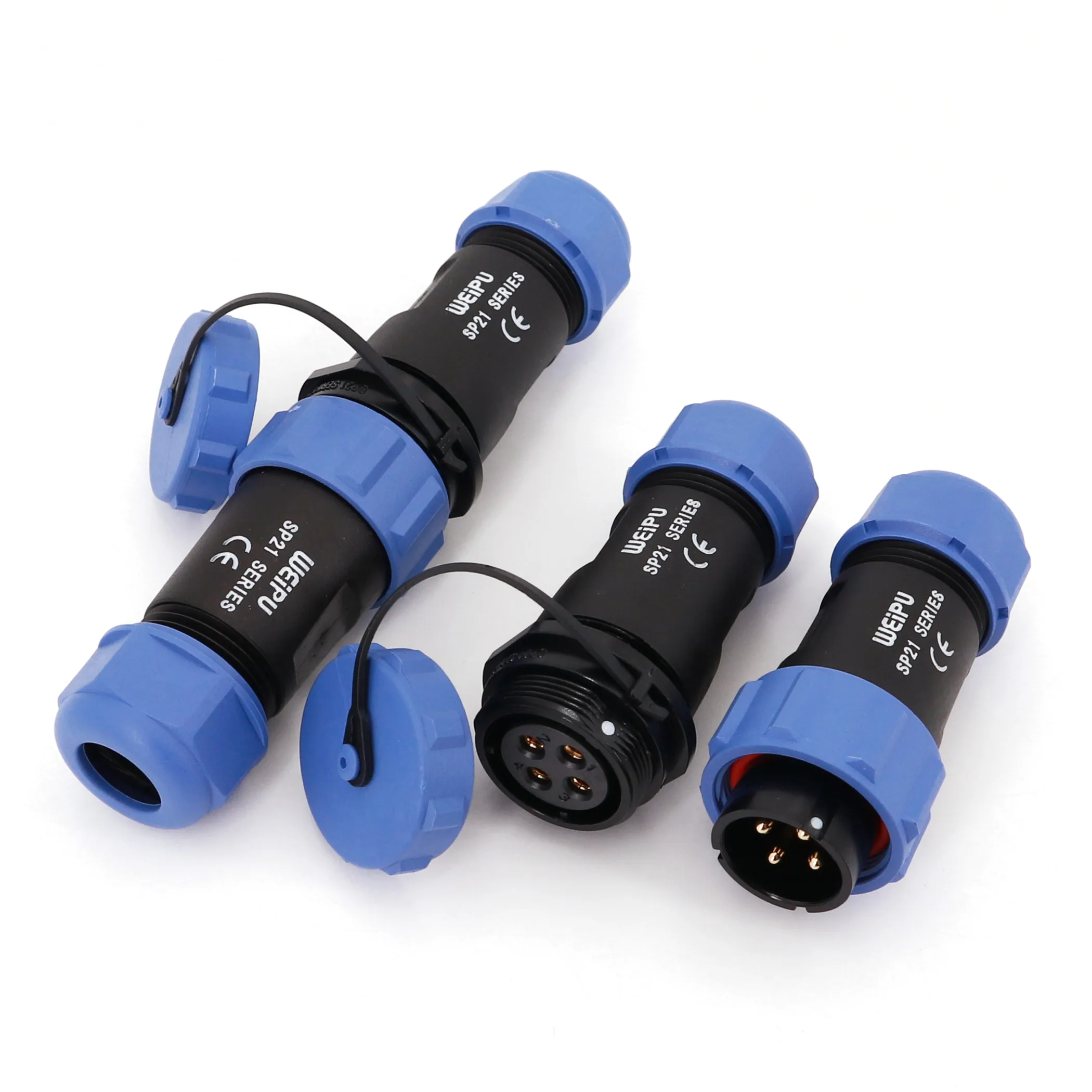 SP21 Serie Wasserdichte IP68 Männliche und Weibliche In-Line Rund Luftfahrt Kabel Stecker Stecker