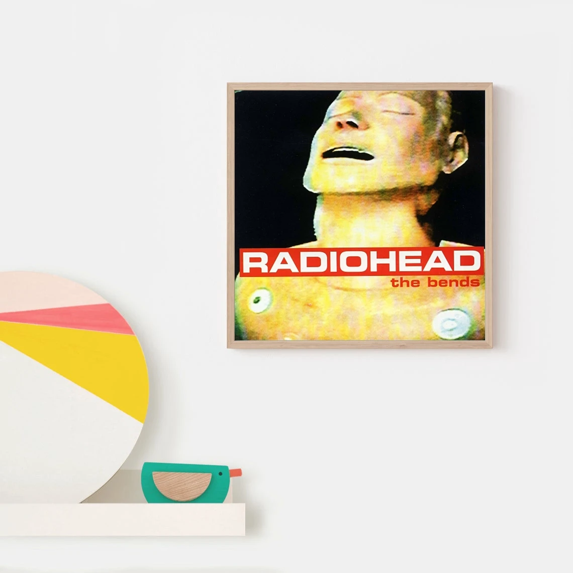 Radiohead The Bends Music Album Cover Canvas Poster Hip Hop Rapper Pop Music Celebrity Wall Painting Art Decoration