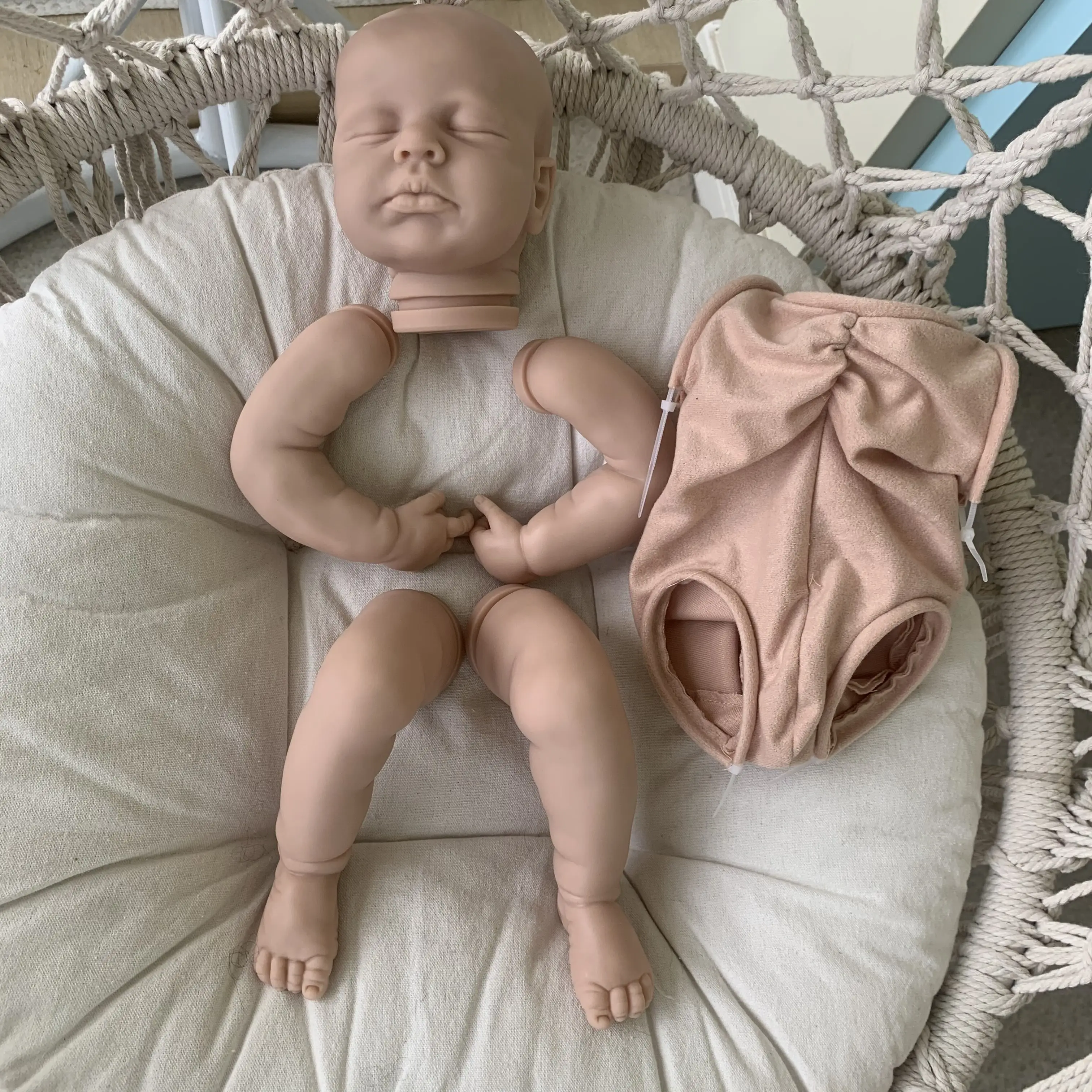 NPK 20-calowy zestaw lalek Reborn Loulou edycja limitowana likfelike soft touch zestaw kolorów frezowania