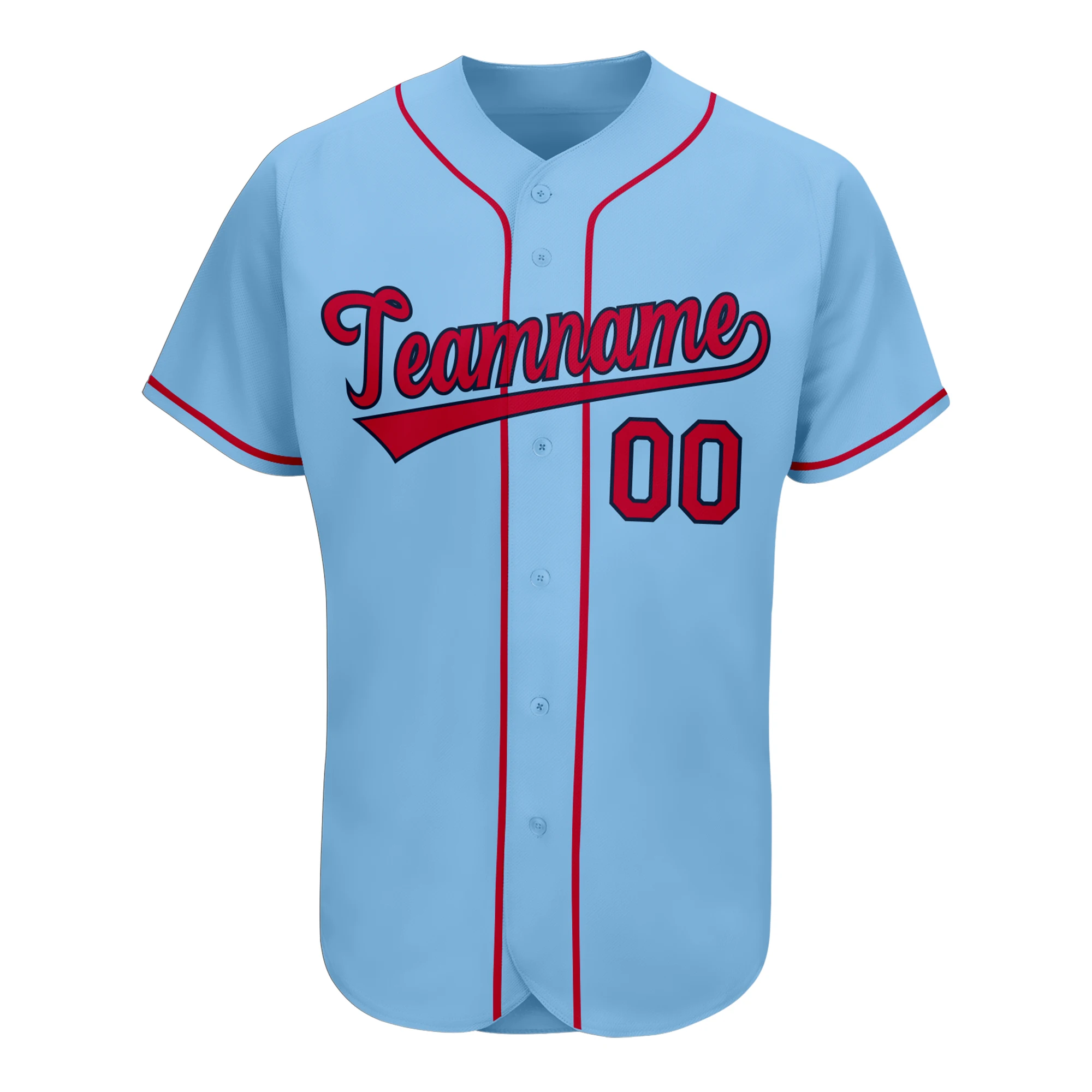 Wholesale Custom Stitched Baseball Jerseys Button Cardigan Embroidery Name/Number Softball Game Training Clothes for Men