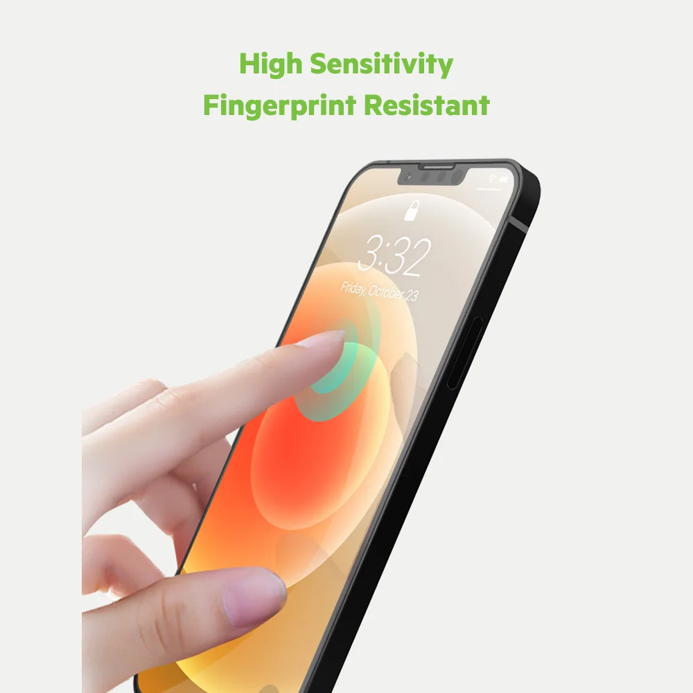 JCPAL Preserver Tempered Ultra Anti-Glare Screen Protector for iPhone 13 Pro Max mini