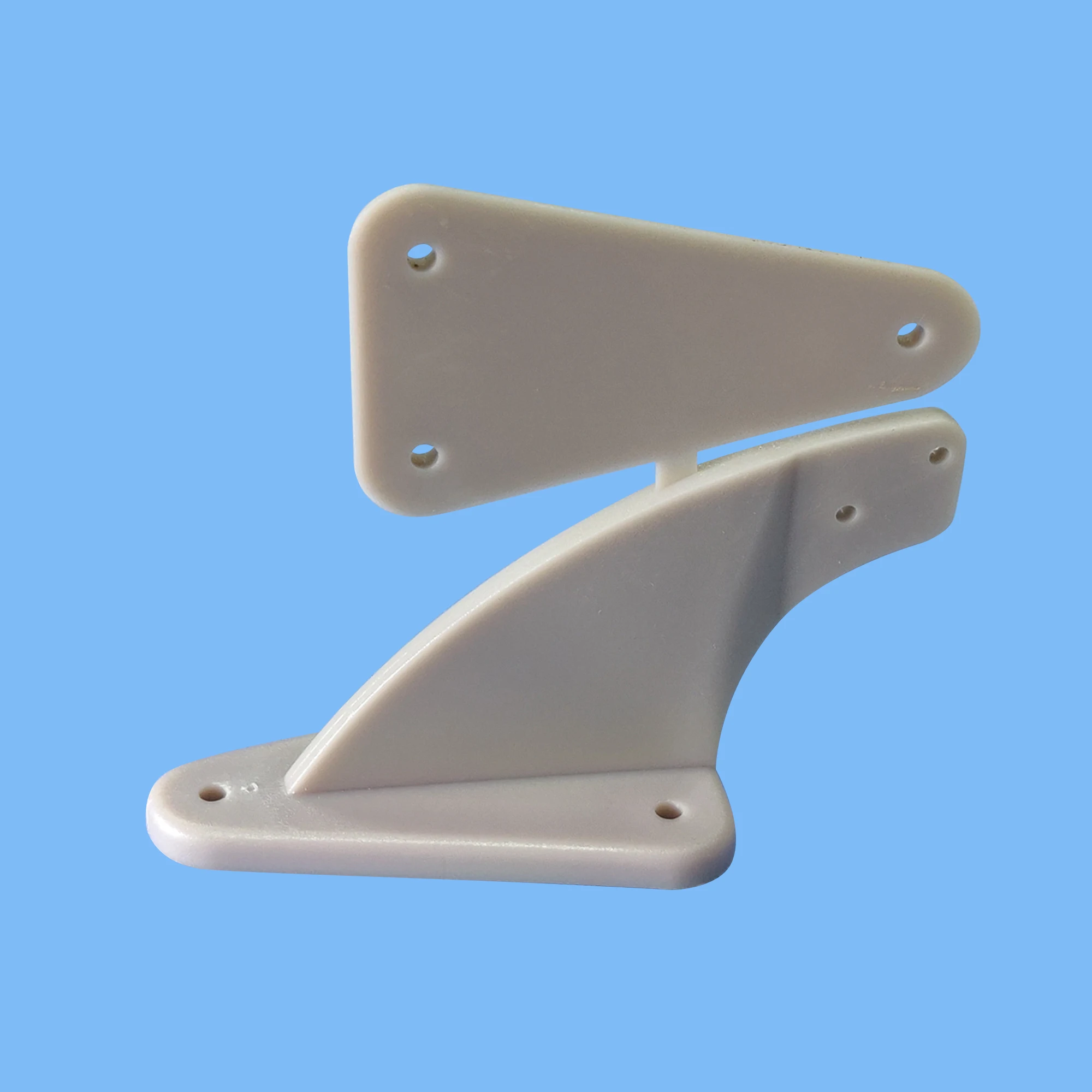5 Pcs Control  Horns Without Screws 2 Hole RC Airplanes Parts Electric Planes Foam  Model Accessories Color Grey