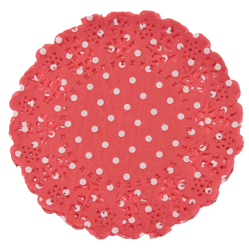 2019 New Dots Lace Pattern Paper Doilies Placemats For Wedding Party Decoration Supplies Diy Paper Crafts