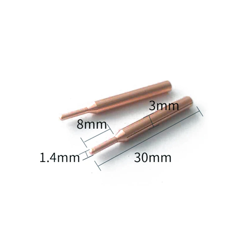 3mm 50mm Spot Welding Pin 3mm 30mm Spot Welding Machine Pin Low Internal Resistance Double-ended concentric welder needle A pair