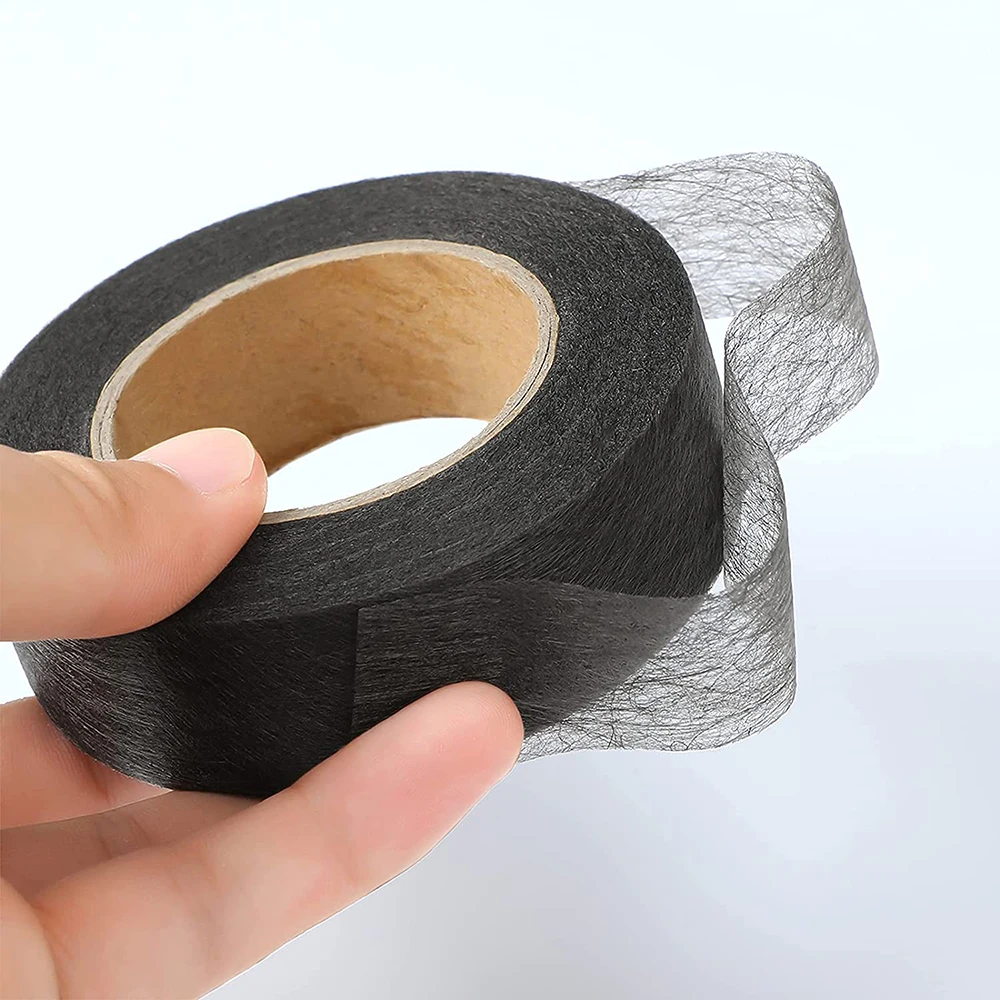 50M Double Side Fabric Fusing Tape Hem Tape No Sew Hemming Tape Iron-on Tape Adhesive for Pants Dresses Clothing Accessories