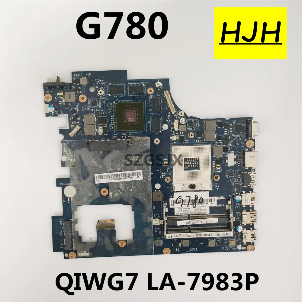 

FOR Lenovo Ideapad G780 Laptop motherboard QIWG7 LA-7983P， HM76 PGA989 DDR3 100% fully tested