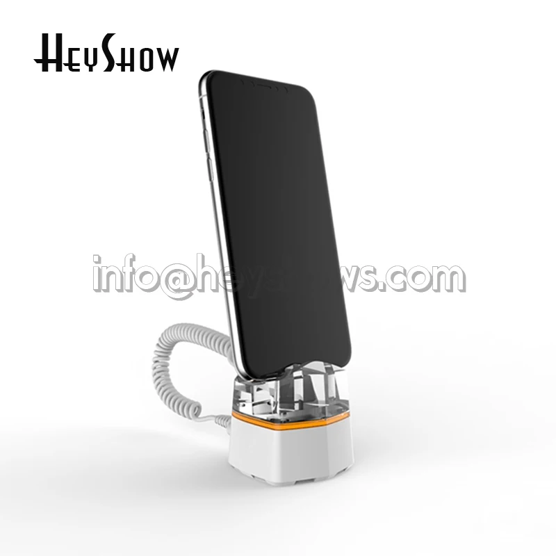 

6PCS Mobile Phone Security Burglar Alarm Display Stand Anti Theft Device Holder For Apple,Huawei,Samsung,Xiaomi Phone