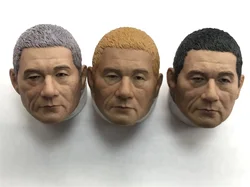 In Stock For Sale 1/6th Male Japanese Gangster Takeshi Kitano Head Sculpture For Usual 12inch Doll Action Figures