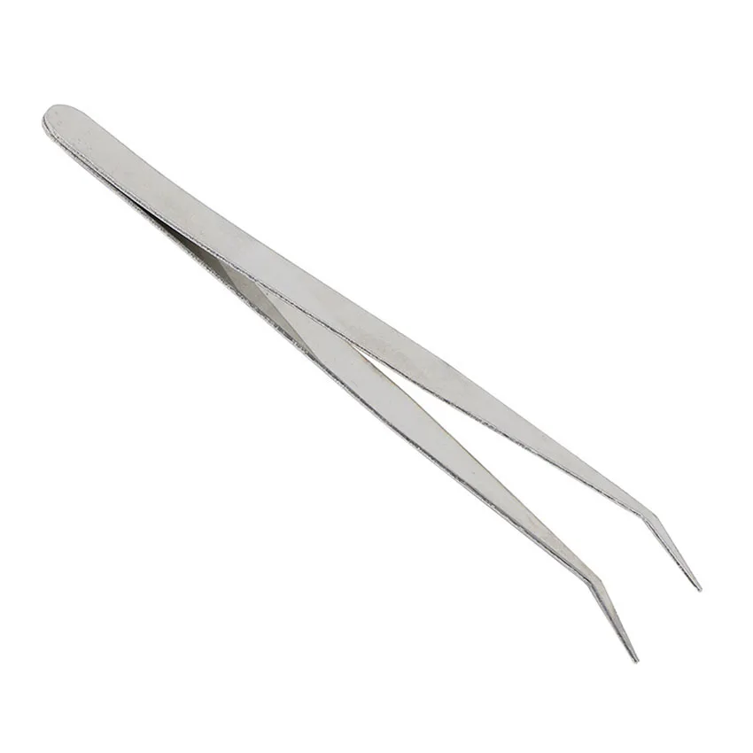 1 Máy Tính Khuỷu Tay Nhíp Làm Đẹp Lông Mi Giả Nhíp Kim Loại Bé Gái Mắt Mi Nối Dài Kẹp Mi Trang Điểm Mỹ Phẩm Dụng Cụ