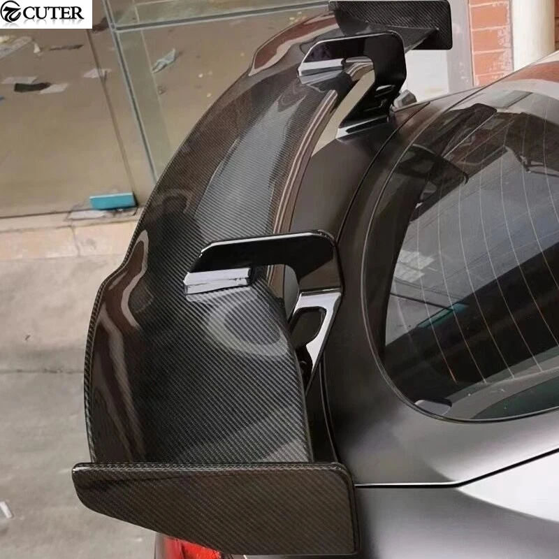 TT TTS TTRS Carbon Fiber Rear Trunk Spoiler Lip Wing for Audi TT Sport Racing Car Body Kit