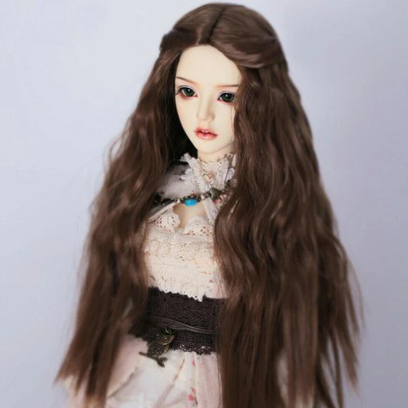 New Arrival 1/3 1/4 1/6 1/8 Bjd SD Doll Wig High Temperature Wire Long Wavy For BJD Super Hair Wig