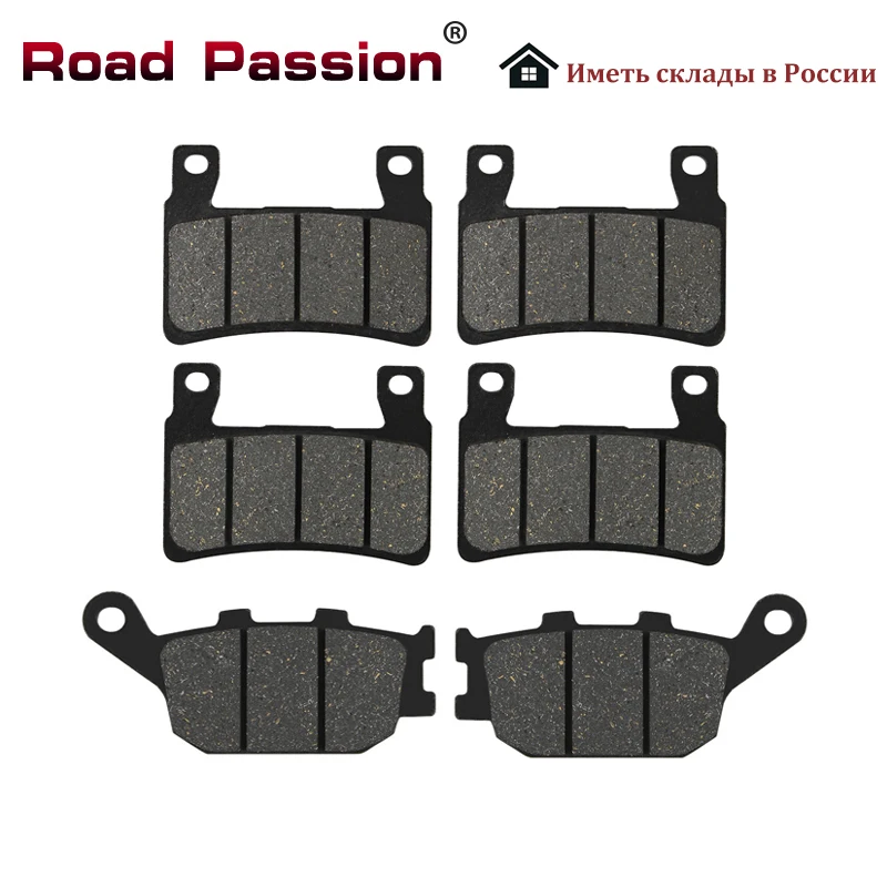 

Road Passion Motorcycle Front and Rear Brake Pads for Honda CB400 SF NC39 2004-2006 CBR600 F4 F5 1999-2006 CB1300 Superfour