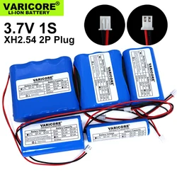 3.7V/4.2V 18650 akumulator litowo-jonowy 3000mAh 5200mAh 6000mAh 9000mAh 12000mAh z ochroną PCB XH 2.54 2P wtyczka