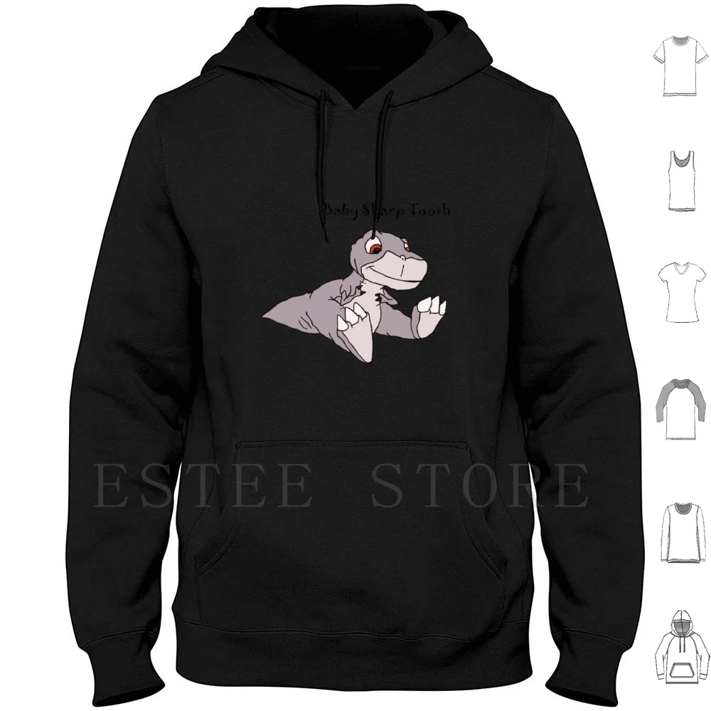 Land Before Time Hoodies Land Before Time Baby Sharp Tooth