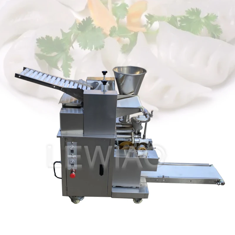 New Type Automatic Conveyor Belt Dumpling Machine Empanada Making Machine Folding Moss Forming Machine 7000Pcs/H