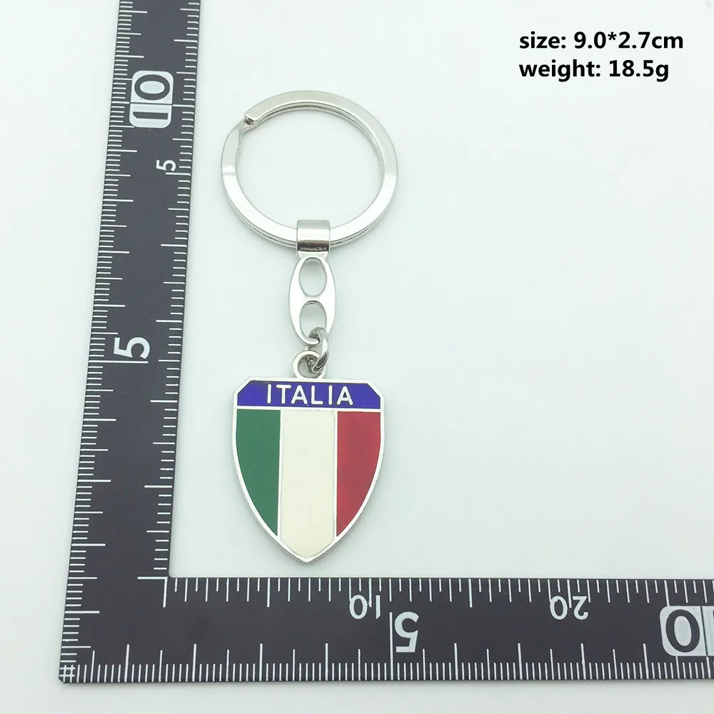 Fashion Tourist Souvenir Metal Bag Decoration Gift Key Chains Alloy Milano Letters Keyring Fancy Keychain Premium