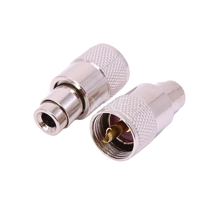 1PCS UHF PL259 Male Plug Screwed Coupling Connector RF UHF Coaxial Male PL259 Plug Crimp For RG8U RG58 cable