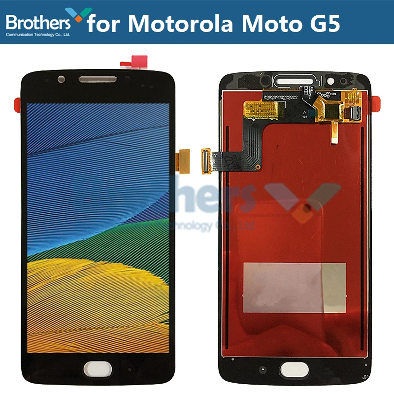 100% Tested For Motorola Moto G5S Plus G5 Plus LCD Display Touch Screen Digitizer Assembly Replacement For MOTO G5 G5S LCD+Frame