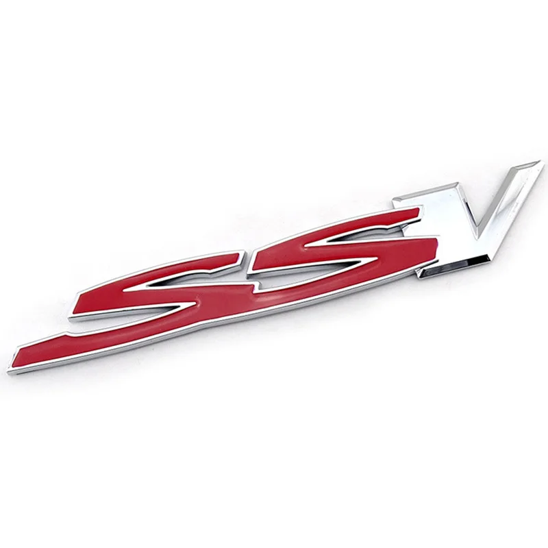 High Quality Chrome Logo SSV VE VF Car Boot Trunk Emblem Decal Badge For Commodore Monaro SSV Decoration