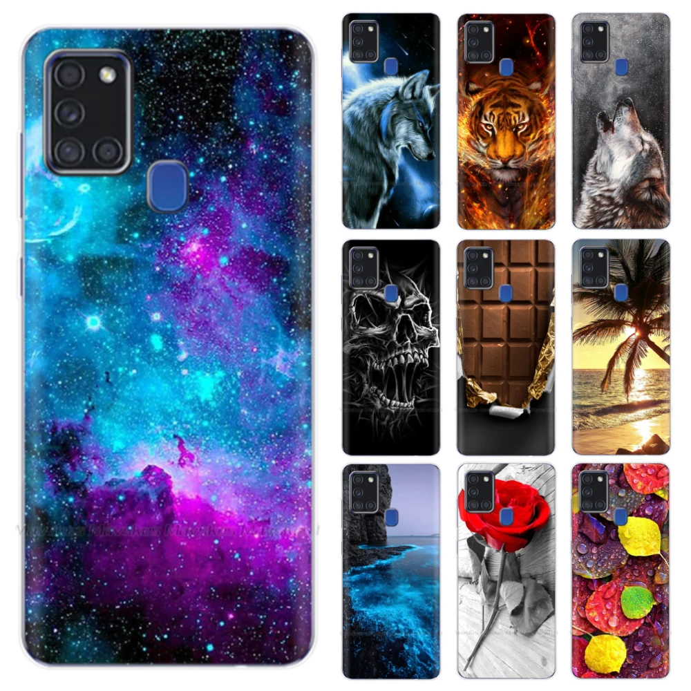 Case for Samsung A21s Case Silicone Soft TPU Phone Back Cover for Samsung Galaxy A21S Case A 21S A21 S Fundas Coque Bumper Shell