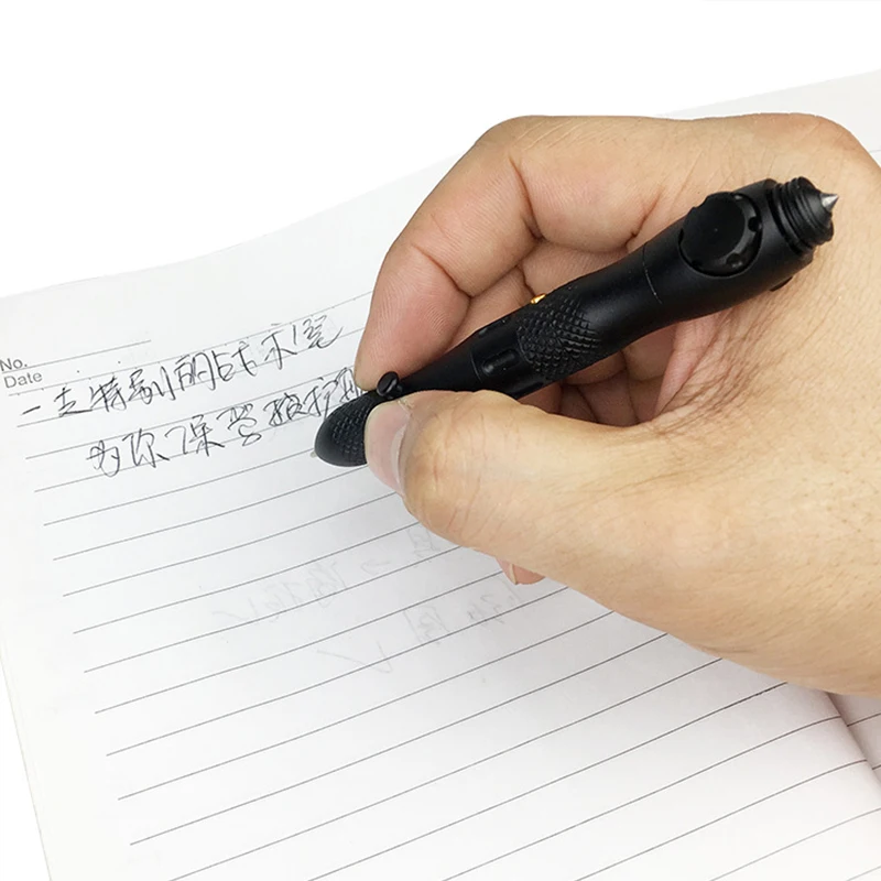 Multi-function Self Defense Tactical Pen Fidget Spinner Flashlight Emergency Glass Breaker Outdoor Survival EDC Tools Drop Ship