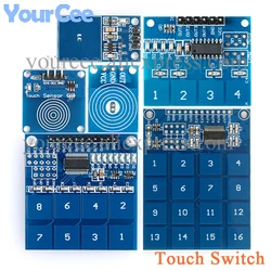 TTP223 TTP224 TTP226 TTP229 Touch Key Button Switch Module Single 4/8/16 Channel Touching Capacitive Sensor For Arduino