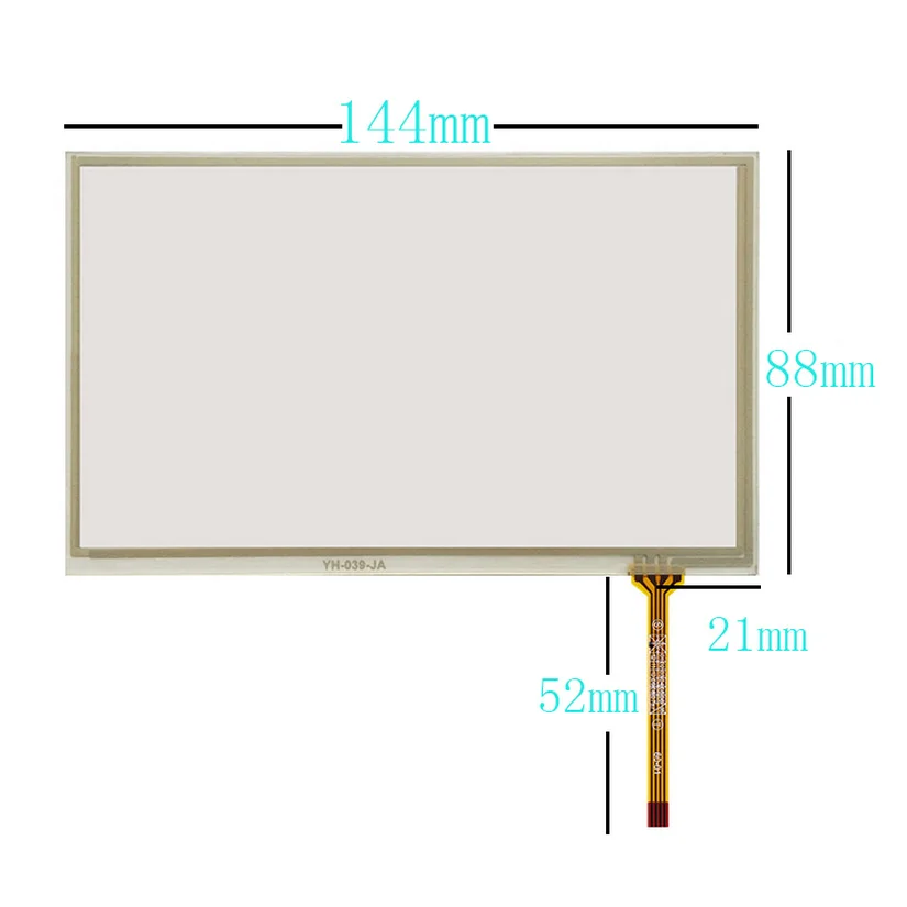 4-wire 5.8inch 144*88mm Resistive Touch Screen For Run Quickly Digitizer