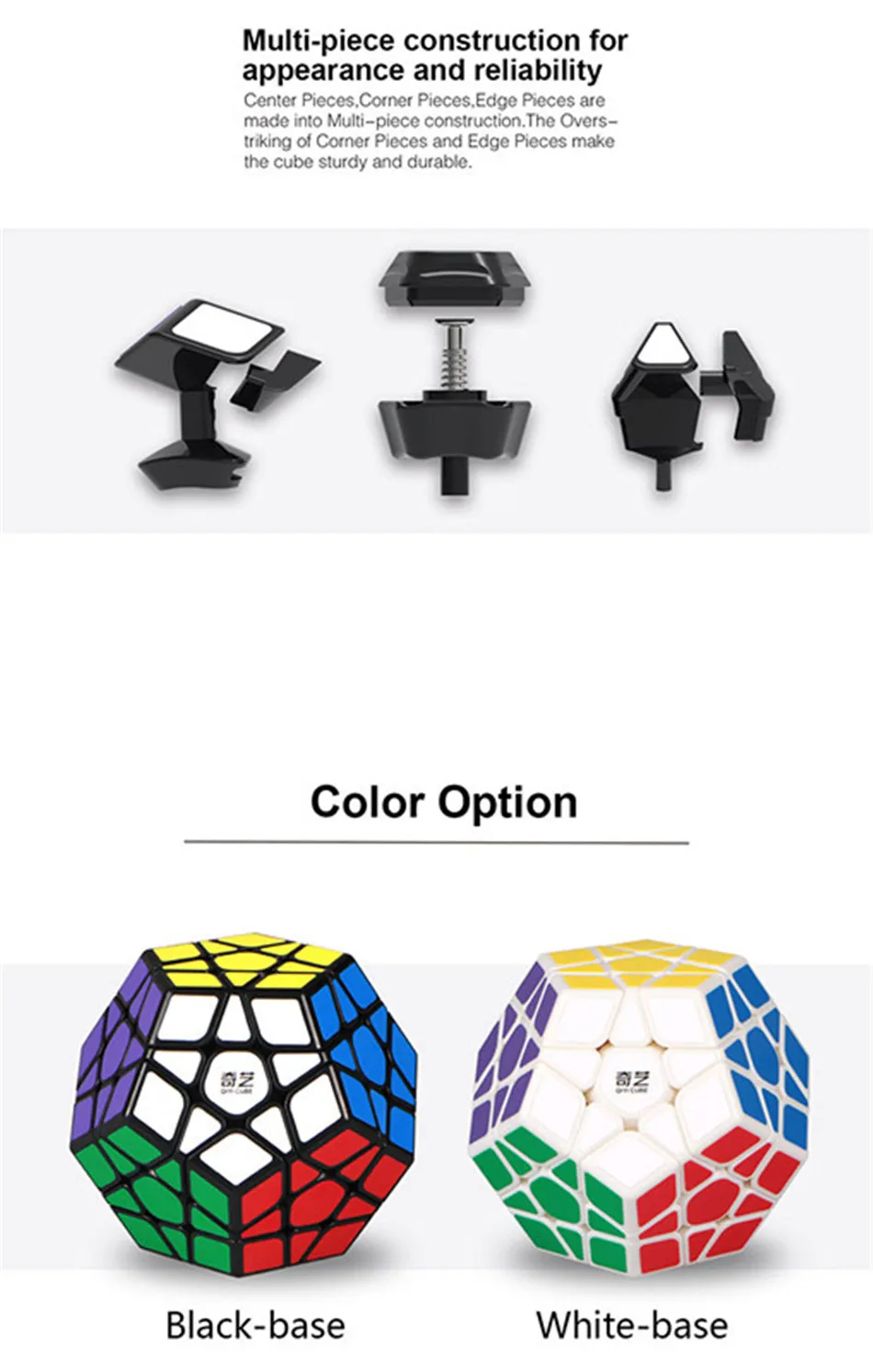 Megaminx Zauberwürfel 3x3 Stickerless Dodekaeder Speed Cubes Brain Teaser Twist Puzzle Toy – Detail 3