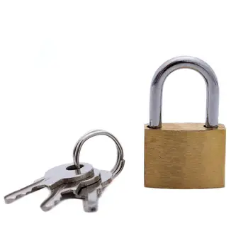 20MM 작은 구리 자물쇠 수화물 상자 자물쇠 상자 상자 자물쇠 저장 로커 녹슬지 않는 자물쇠 중핵 열쇠를 가진 홈 개선 하드웨어 