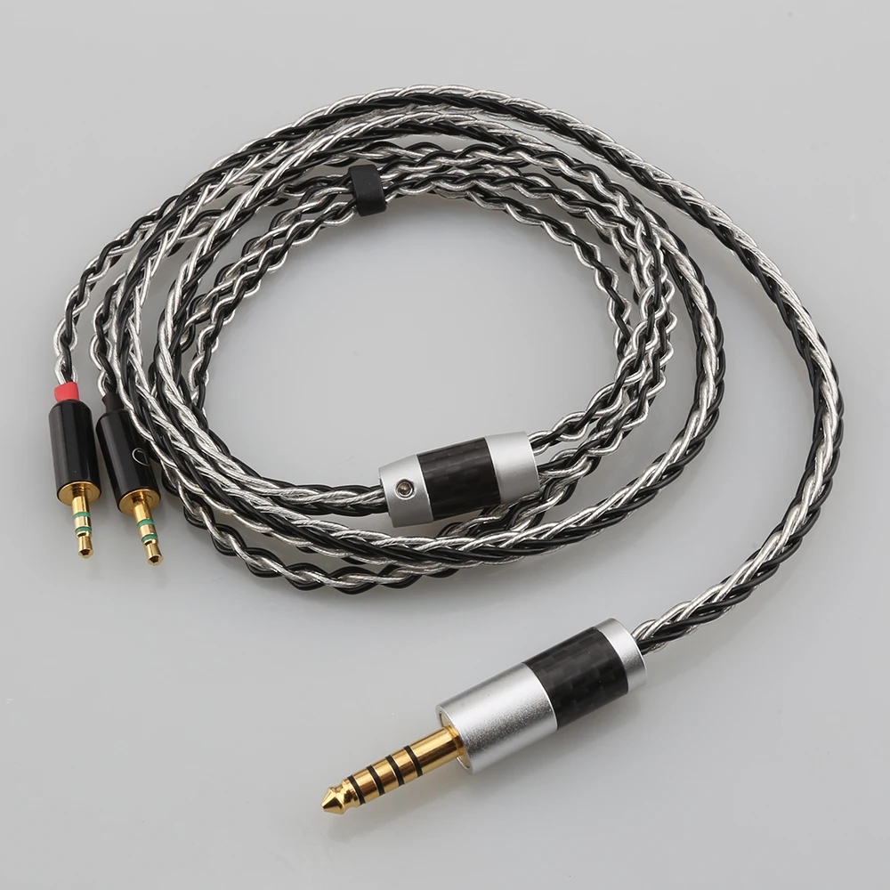 HIFI 3.5mm 4.4mm XLR 4pin Headphone Earphone Cable For dual 2.5 Hifiman 300 400 i 1000 he400i he1000 he6 v1 v2  he 500 560 edx