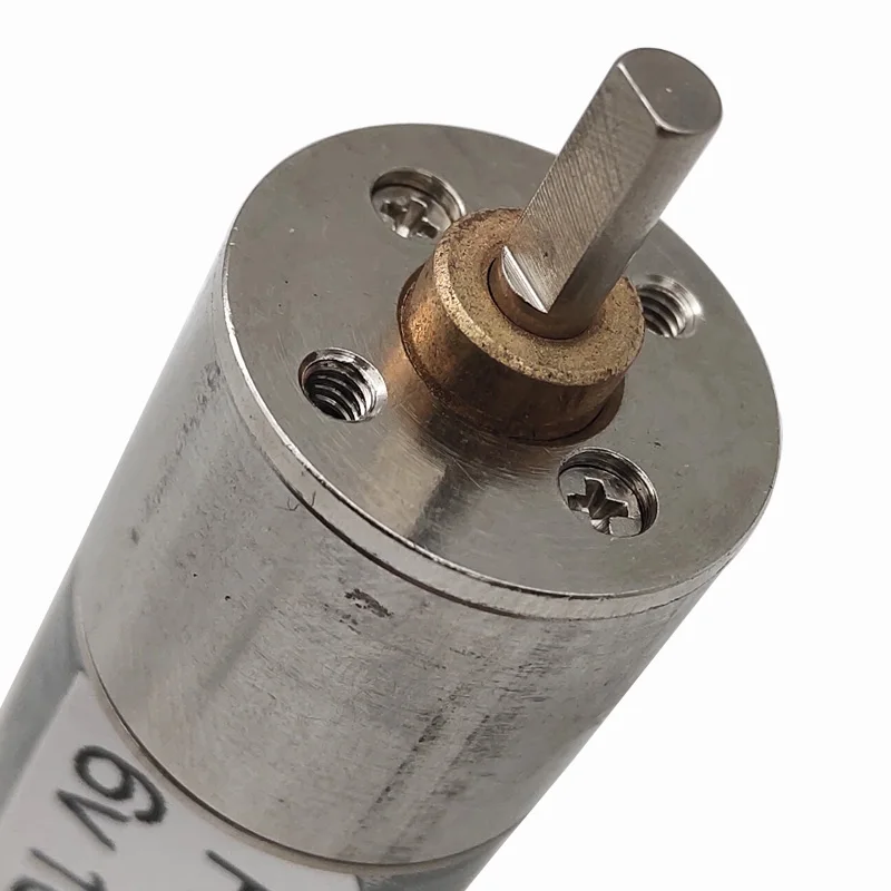 Electric DIY Mini DC Metal Geared Motor 6V Low Speed 30RPM-600RPM Adjustable Speed And Reversible For Robot Toys etc.