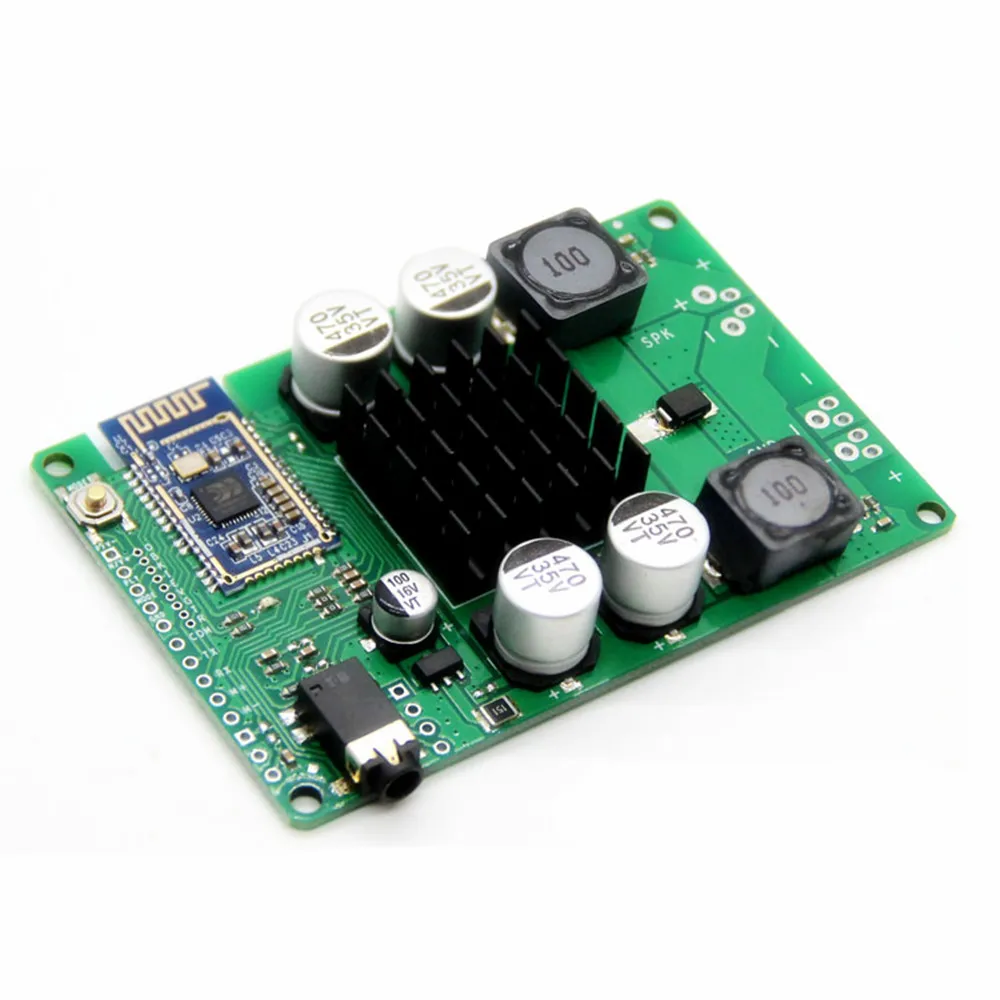 Taidacent 80W 100W Mono Speaker PCBA 5.0 Bluetooth-compatible OEM Audio Module 12V 24V Aux Audio Amplifier AMP Board