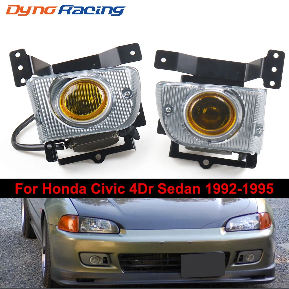 

Fog Light Bumper Lamp For Honda Civic 1992-1995 4D Sedan Left Right Fog lights Fog lamp Driving Lamp Switch Kit BX101831