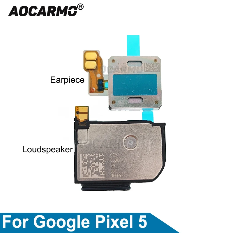 

Aocarmo For Google Pixel 5 Top Earpiece Ear Speaker Bottom Loudspeaker Buzzer Ringer Flex Cable Replacement Parts