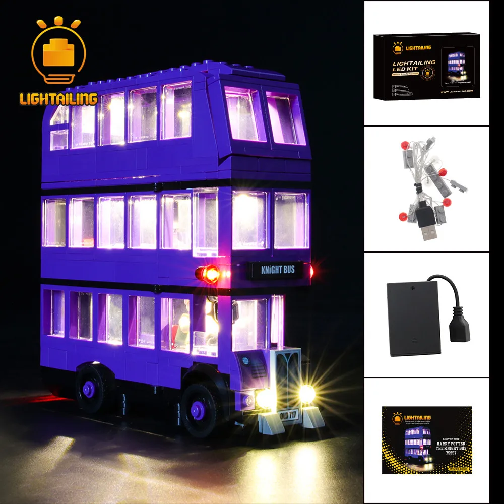 

LIGHTAILING LED Light Kit for 75957 The Knight Bus Building Blocks Set (NOT Include the Model) Bricks Toys for Children