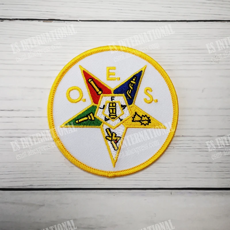 Masonic Embroidery Patches MASON Freemason skull knight templer  EMBLEM Badge