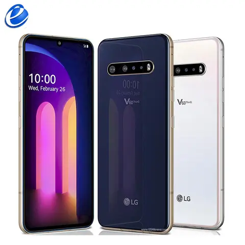 LG V600 5G PHONE Original LG V60 VM TM ThinQ 6.8' 8GB RAM 128GB ROM 64MP Triple Rear Camera Single SIM 5000mAh Fingerprint