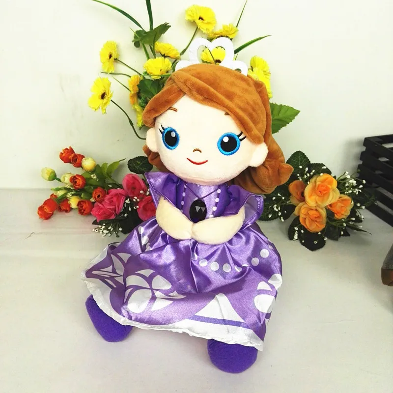 Disney Sofia Princess peluche Dolls 30cm raro regalo di compleanno per bambino