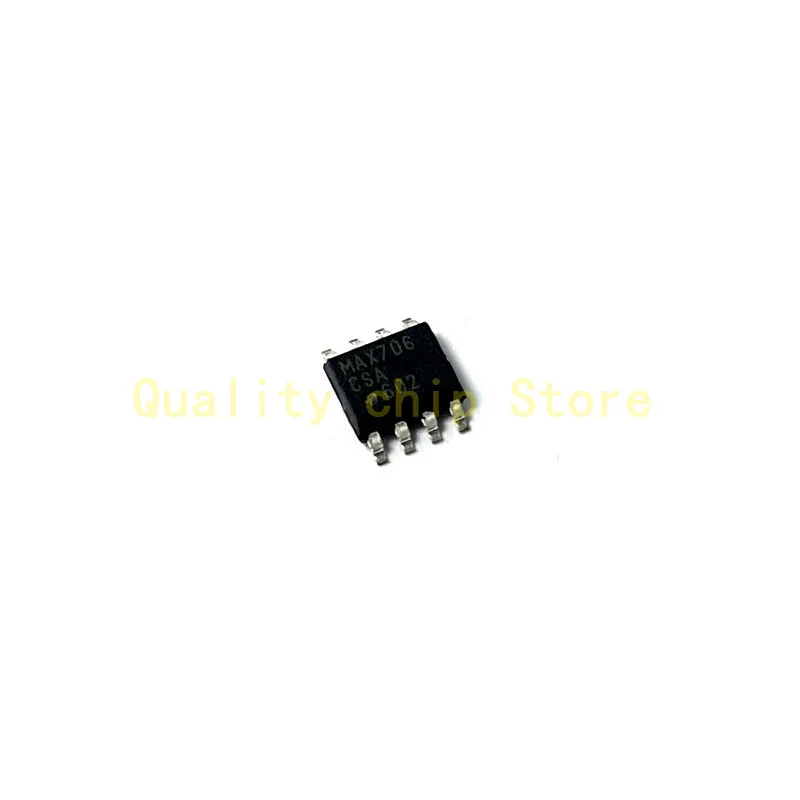 10PCS MAX706CSA+T MAX706CSA+ MAX706CSA MAX706 SOP8 SOP-8 SMD IC CHIP In Stock